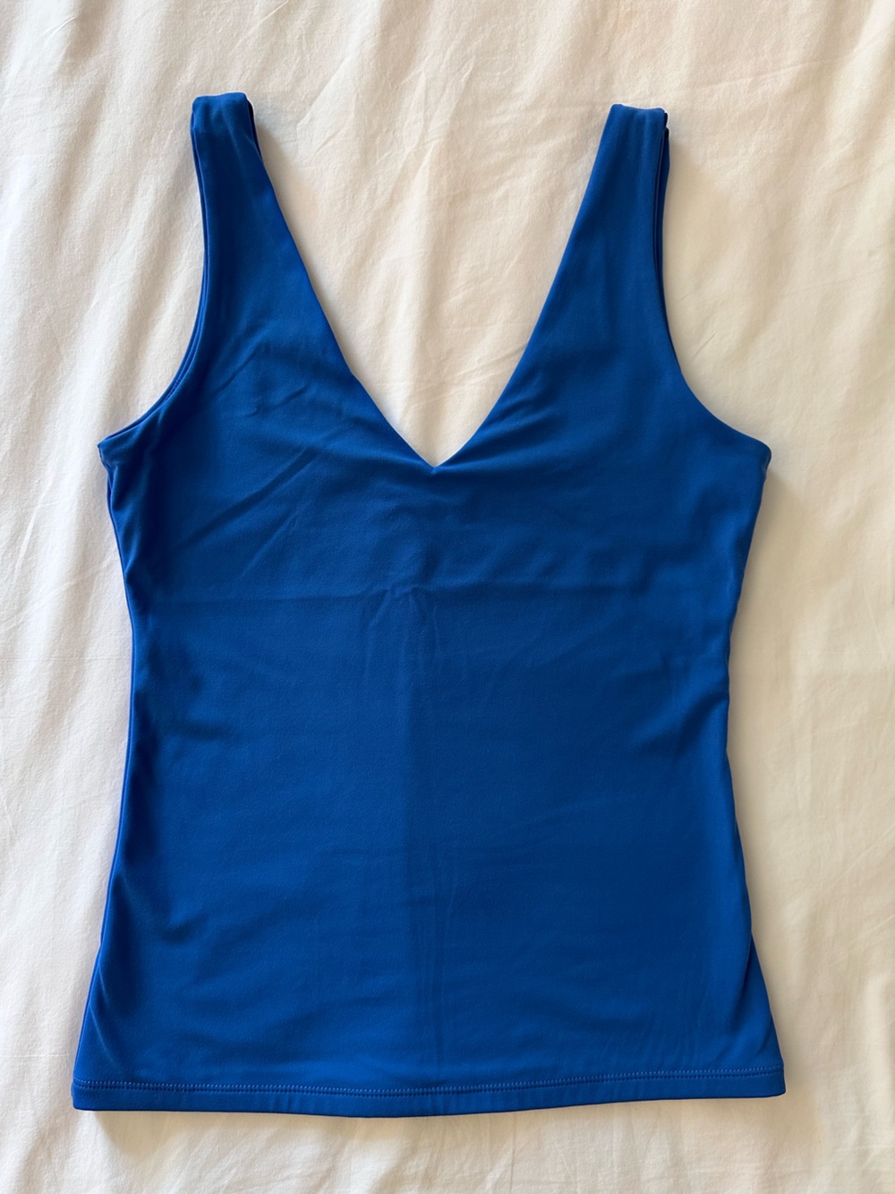 Women's V-Neck Tank Top in Royal Blue